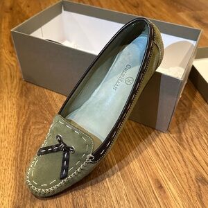 Cole Haan Pine Suede mini heels